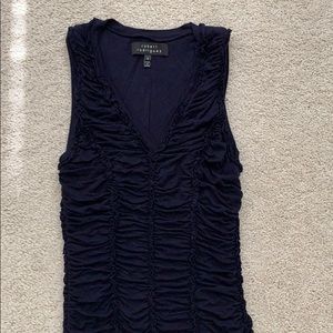 Rugged Robert Rodriquez navy blue dress